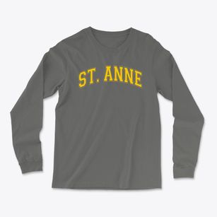 Saint Anne Ukranian School Varsity Arch Light Soft Long Sleeve T-Shirt