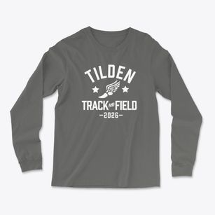 Tilden Career Community Academy Track and Field Light Soft Long Sleeve T-Shirt