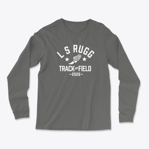 L S Rugg Elementary School Track and Field Light Soft Long Sleeve T-Shirt