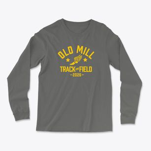 Old Mill Elementary School Track and Field Light Soft Long Sleeve T-Shirt