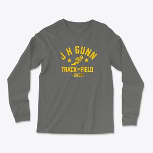 J H Gunn Elementary School Track and Field Light Soft Long Sleeve T-Shirt