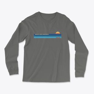 West Des Moines Iowa Water View Light Soft Long Sleeve T-Shirt