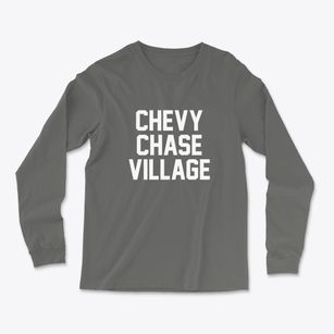 Chevy Chase Village Maryland Classic Block Light Soft Long Sleeve T-Shirt