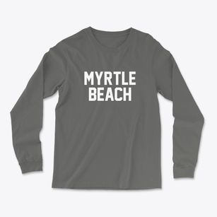 Myrtle Beach South Carolina Classic Block Light Soft Long Sleeve T-Shirt