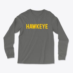 Hawkeye Iowa Classic Block Light Soft Long Sleeve T-Shirt