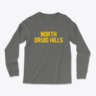 North Druid Hills Georgia Classic Block Light Soft Long Sleeve T-Shirt