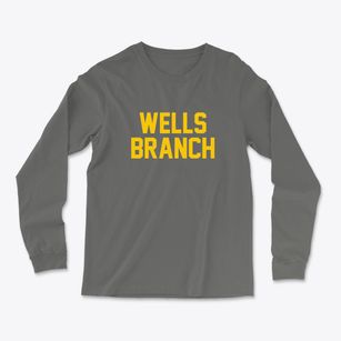 Wells Branch Texas Classic Block Light Soft Long Sleeve T-Shirt