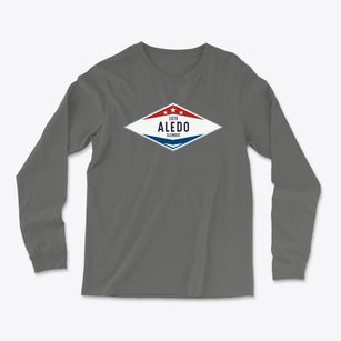 Aledo Illinois Diamond Star Light Soft Long Sleeve T-Shirt