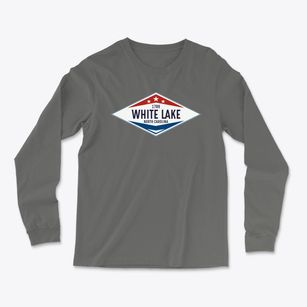 White Lake North Carolina Diamond Star Light Soft Long Sleeve T-Shirt