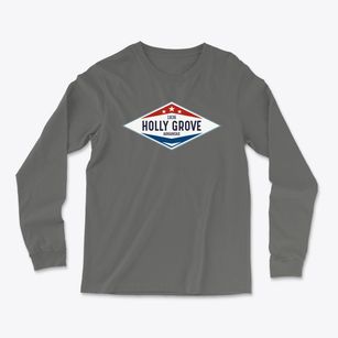 Holly Grove Arkansas Diamond Star Light Soft Long Sleeve T-Shirt