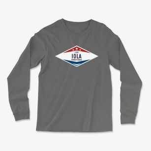 Iola Pennsylvania Diamond Star Light Soft Long Sleeve T-Shirt