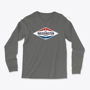 Washington Nebraska Diamond Star Light Soft Long Sleeve T-Shirt