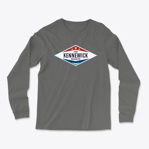 Kennewick Washington Diamond Star Light Soft Long Sleeve T-Shirt