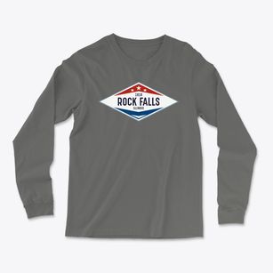 Rock Falls Illinois Diamond Star Light Soft Long Sleeve T-Shirt