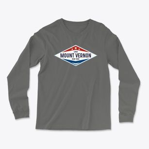 Mount Vernon New York Diamond Star Light Soft Long Sleeve T-Shirt