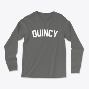 Quincy Illinois Classic Curve Light Soft Long Sleeve T-Shirt