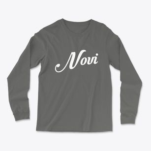 Novi Michigan Vintage Team Light Soft Long Sleeve T-Shirt