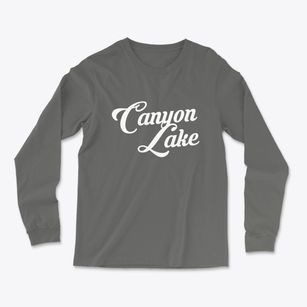 Canyon Lake Texas Vintage Team Light Soft Long Sleeve T-Shirt