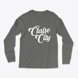 Claire City South Dakota Vintage Team Light Soft Long Sleeve T-Shirt