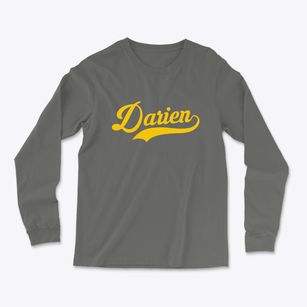 Darien Connecticut Vintage Team Light Soft Long Sleeve T-Shirt