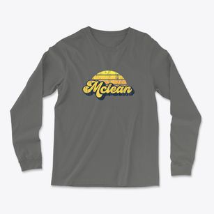 Mclean Texas Sublime Sunset Light Soft Long Sleeve T-Shirt