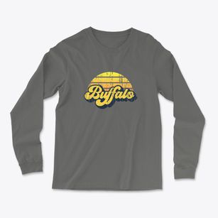 Buffalo New York Sublime Sunset Light Soft Long Sleeve T-Shirt