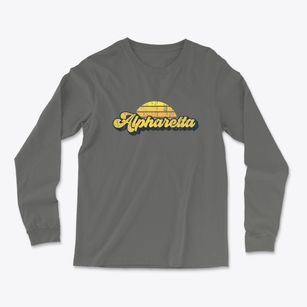 Alpharetta Georgia Sublime Sunset Light Soft Long Sleeve T-Shirt