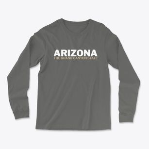  Arizona White and Gold Light Soft Long Sleeve T-Shirt