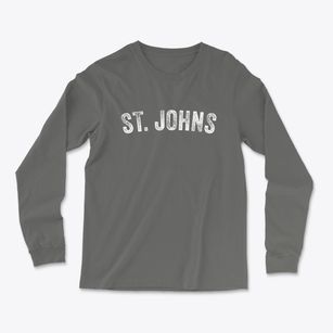 St. Johns Michigan Timeless Retro Light Soft Long Sleeve T-Shirt