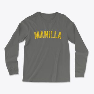 Manilla Iowa Timeless Retro Light Soft Long Sleeve T-Shirt