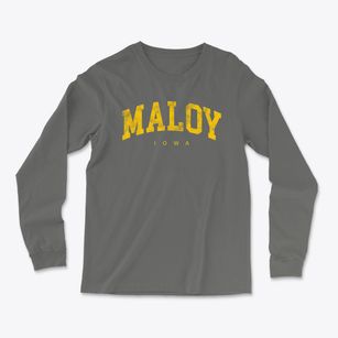 Maloy Iowa Urban Vibe Light Soft Long Sleeve T-Shirt