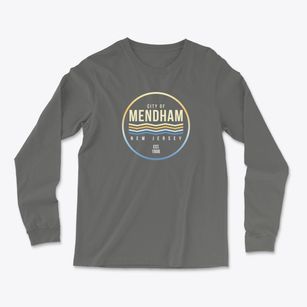 Mendham New Jersey Color Fade Light Soft Long Sleeve T-Shirt