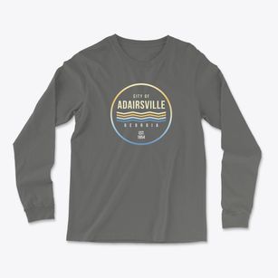 Adairsville Georgia Color Fade Light Soft Long Sleeve T-Shirt