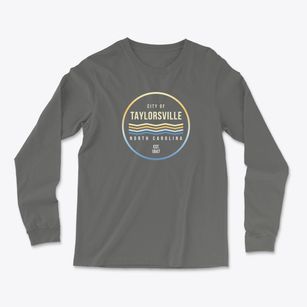 Taylorsville North Carolina Color Fade Light Soft Long Sleeve T-Shirt