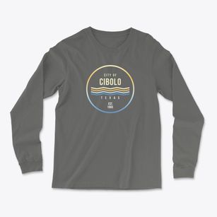 Cibolo Texas Color Fade Light Soft Long Sleeve T-Shirt