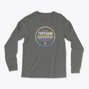 Topsham Vermont Color Fade Light Soft Long Sleeve T-Shirt