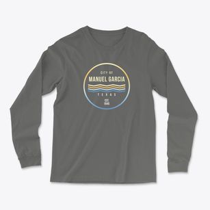 Manuel Garcia Texas Color Fade Light Soft Long Sleeve T-Shirt