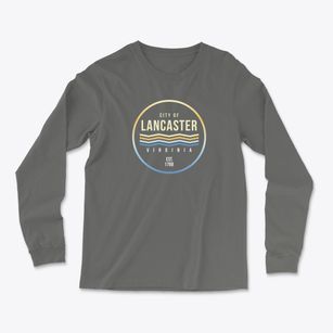 Lancaster Virginia Color Fade Light Soft Long Sleeve T-Shirt