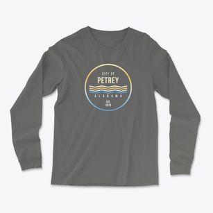Petrey Alabama Color Fade Light Soft Long Sleeve T-Shirt