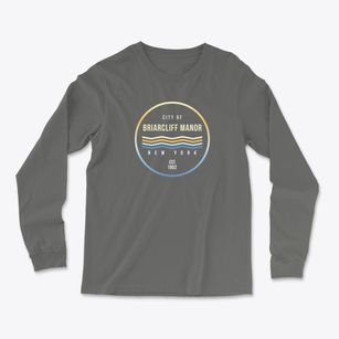 Briarcliff Manor New York Color Fade Light Soft Long Sleeve T-Shirt