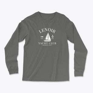 Lenoir North Carolina Yacht Club Light Soft Long Sleeve T-Shirt