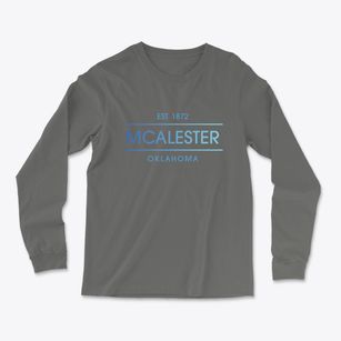 Mcalester Oklahoma Horizon Light Soft Long Sleeve T-Shirt