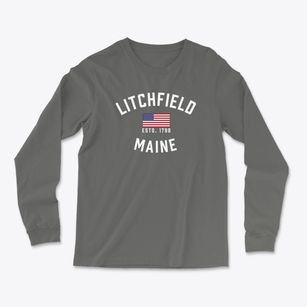 Litchfield Maine Patriot Light Soft Long Sleeve T-Shirt