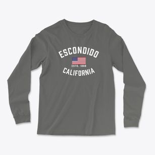 Escondido California Patriot Light Soft Long Sleeve T-Shirt