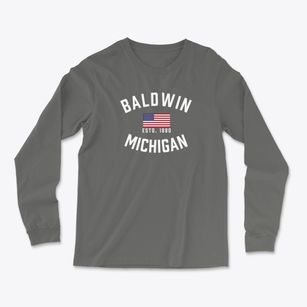 Baldwin Michigan Patriot Light Soft Long Sleeve T-Shirt