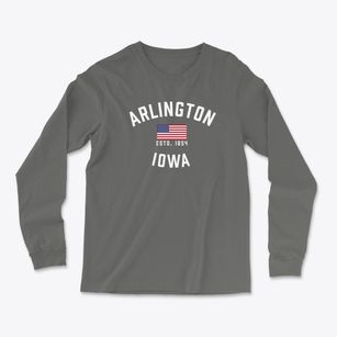 Arlington Iowa Patriot Light Soft Long Sleeve T-Shirt