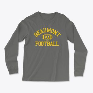 Beaumont Virginia Football Light Soft Long Sleeve T-Shirt