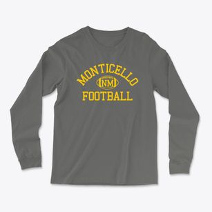 Monticello New Mexico Football Light Soft Long Sleeve T-Shirt