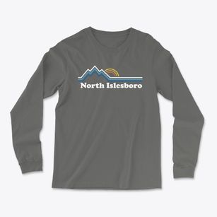 North Islesboro Maine Mountain View Light Soft Long Sleeve T-Shirt