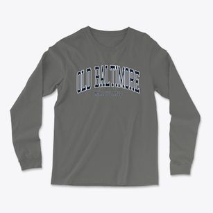 Old Baltimore Maryland Traditional Light Soft Long Sleeve T-Shirt